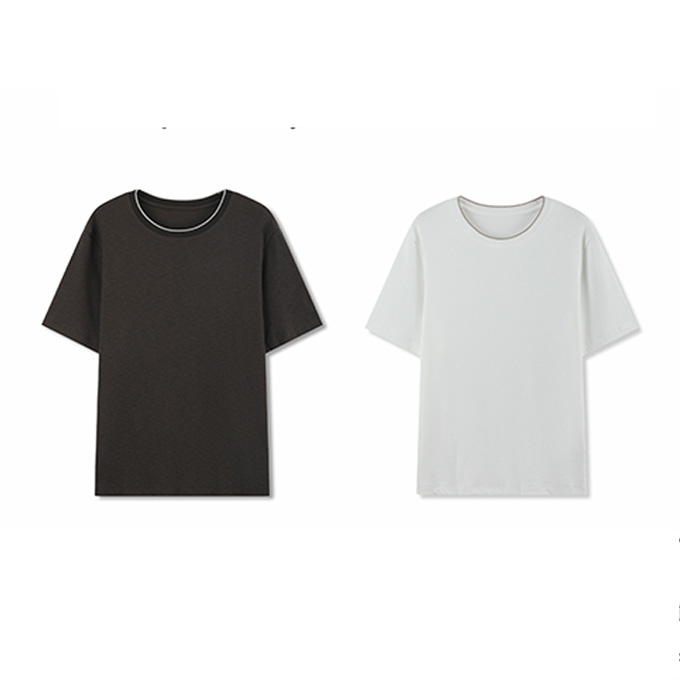 loro piana suraj tal cotton linen blend t-shirt